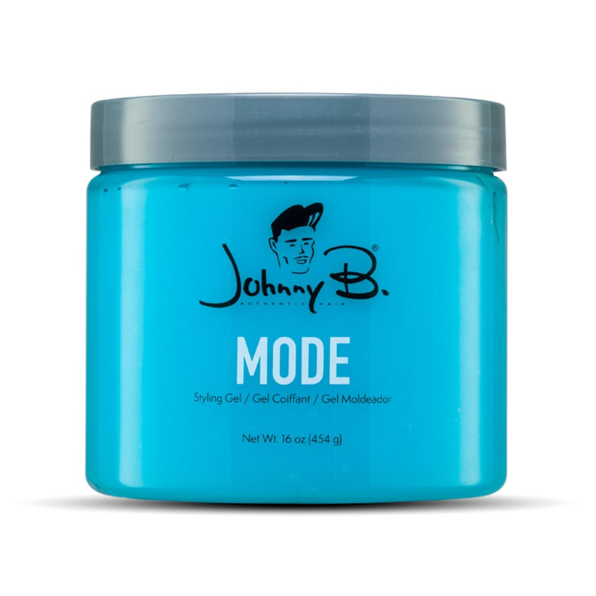 JOHNNY B. Mode Professional Hair Styling Gel, Long Lasting, Alcohol-free, No-flake formula