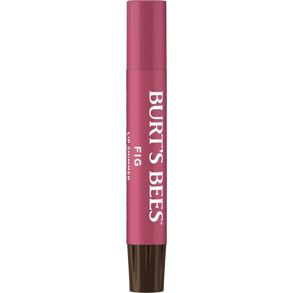 Burt's Bees Shimmer Lip Tint Set, Tinted Lip Balm Stick, Moisturizing for All Day Hydration with Natural Origin Glowy Pi