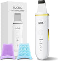 GUGUG Skin Scrubber Spatula Pore Cleaner Blackhead Remover,4 Modes,White