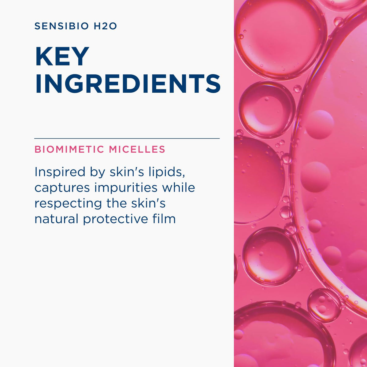 Bioderma - Sensibio - H2O Micellar Water - Makeup Remover Cleanser - Face Cleanser for Sensitive Skin