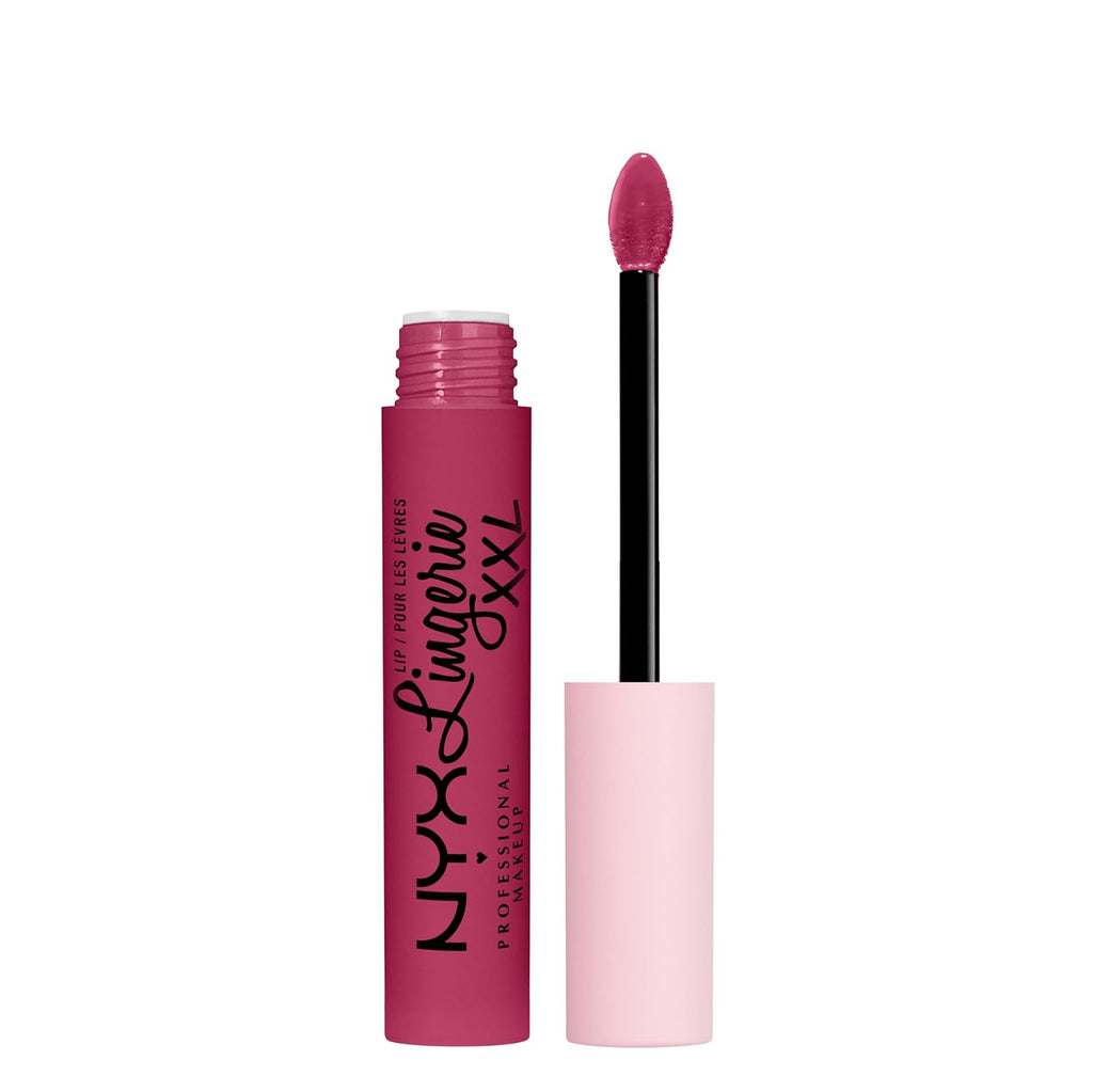 NYX PROFESSIONAL MAKEUP Lip Lingerie XXL Matte Liquid Lipstick - Naughty Noir (Black)