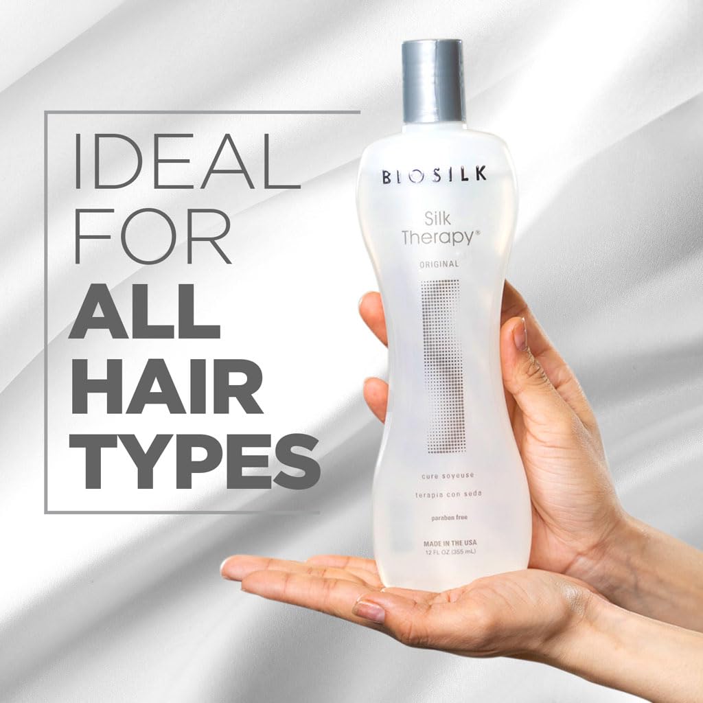 BioSilk Silk Therapy Original, Leave-In Hair Treatment, 12 Oz