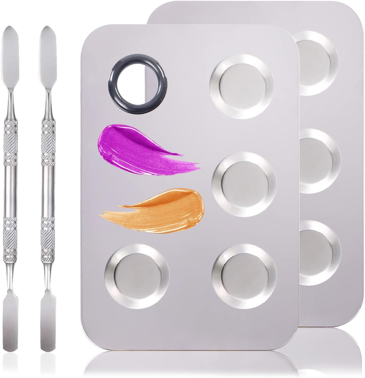 Makeup Palette Cosmetic Palette Spatula, Cosmetic Makeup Mixing Palette