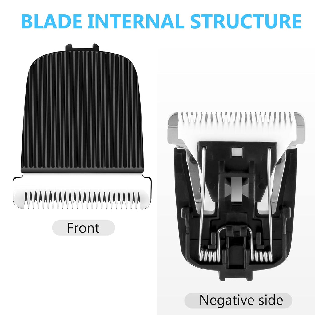 2 Pack Replacement Blade for Manscaped The Lawn Mower Electric Groin Hair Trimmer Blade, Hygienic Snap-In Replacement Cl
