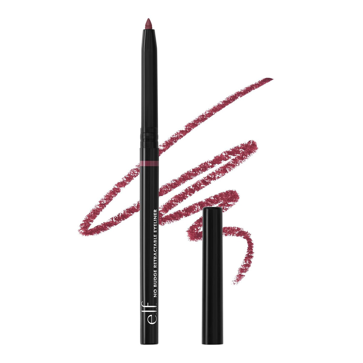 e.l.f. No Budge Retractable Eyeliner, Creamy, Ultra-Pigmented & Waterproof, Creates Bold & Defined Lines, Vegan & Cruelt