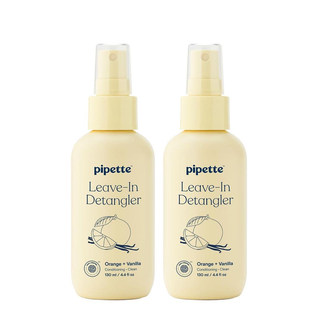 Pipette Leave-In Hair Detangler Spray for Kids, 4.4 Fl Oz (Pack of 2)
