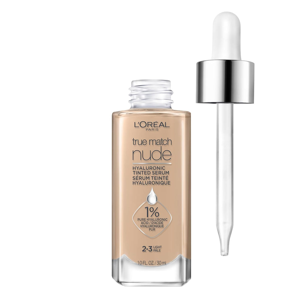 L'Oreal Paris True Match Nude Tinted Serum Foundation, Light 2-3