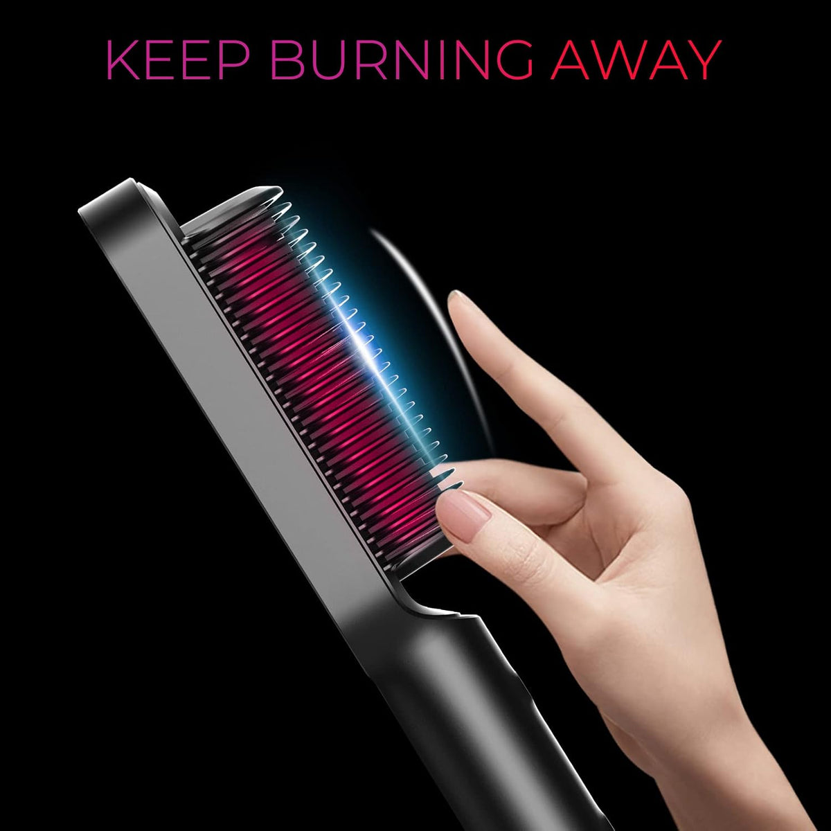 TYMO Hair Straightener Brush, Hot Comb Hair Straighteners for Women