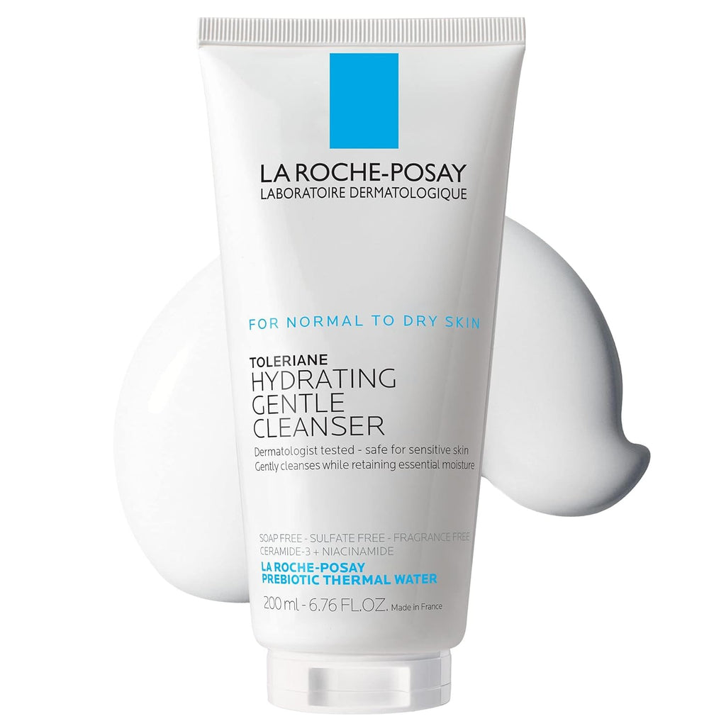 La Roche-Posay Toleriane Hydrating Gentle Facial Cleanser, with Niacinamide