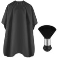 FEBSNOW Barber Cape Professional Hair Cutting Cape with Neck Duster Brush