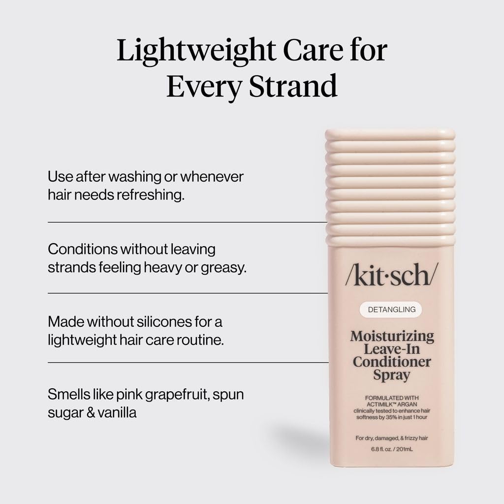 Kitsch Argan Milk Leave In Conditioner Spray - 6.8oz