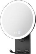 Heated Shower Mirror Fogless for Shaving with Suction Mount