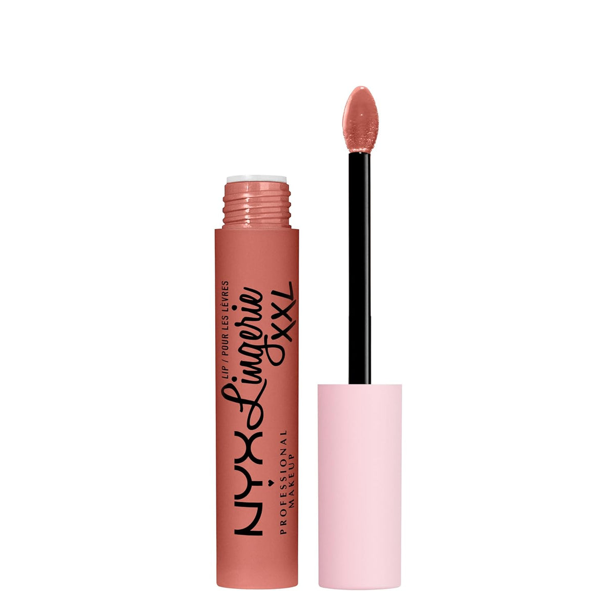 NYX PROFESSIONAL MAKEUP Lip Lingerie XXL Matte Liquid Lipstick - Naughty Noir (Black)