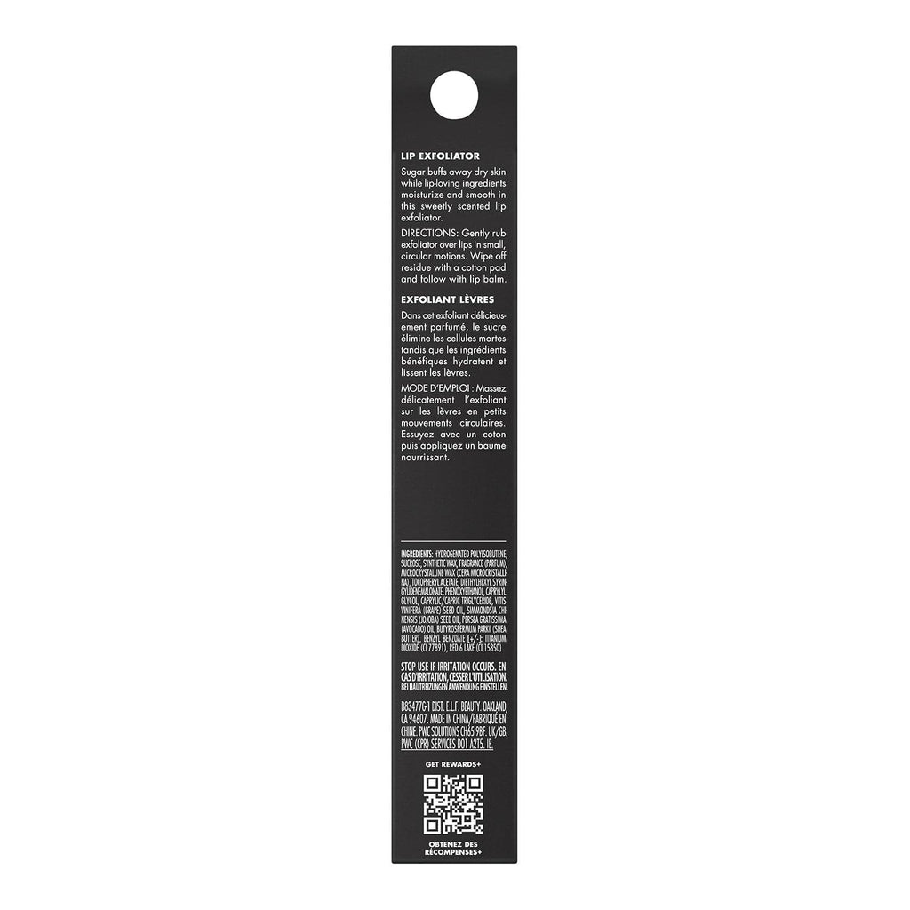e.l.f. Lip Exfoliator, Moisturizing Scented Lip Scrub For Exfoliating & Smoothing Lips, Infused With Jojoba Oil, Vegan &