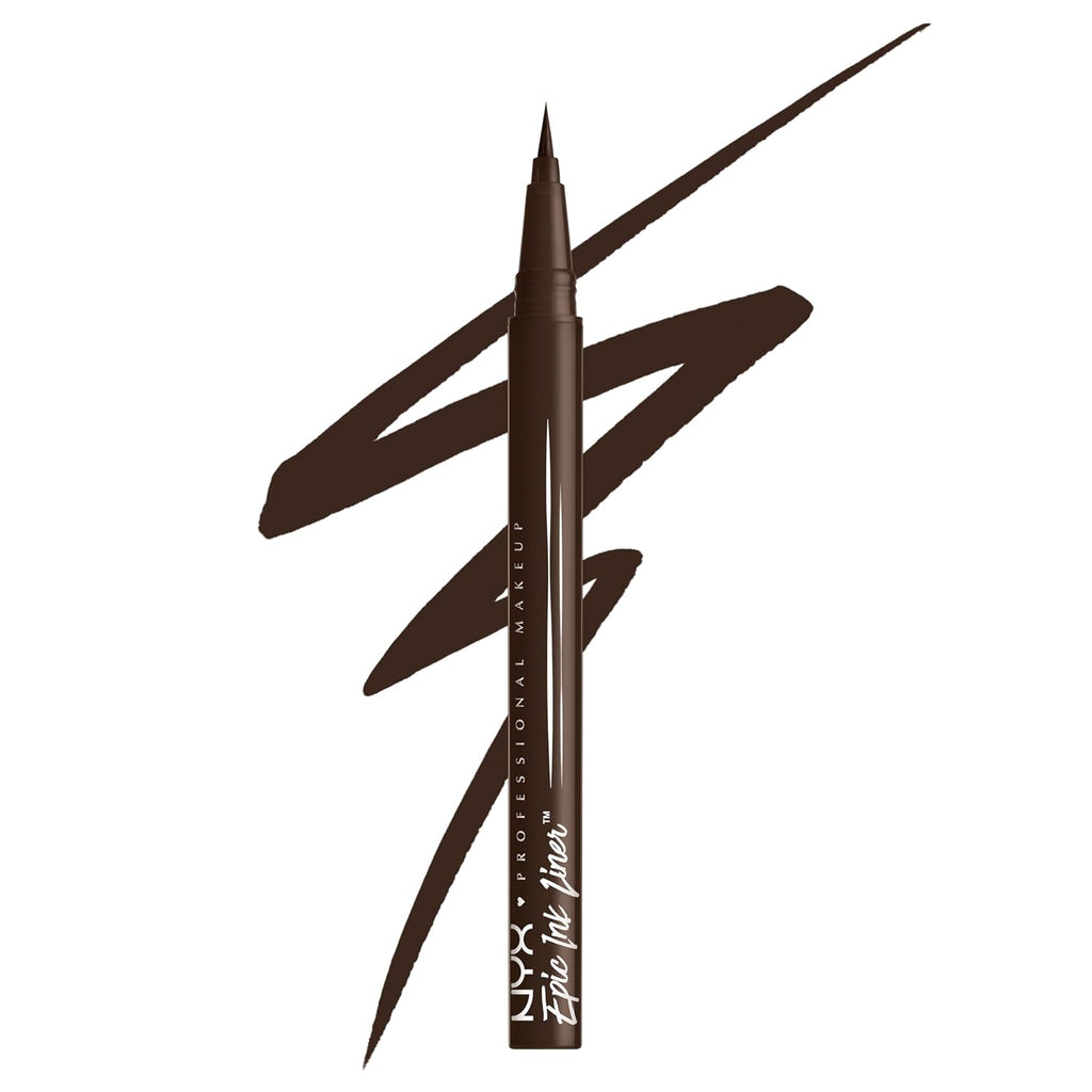 NYX PROFESSIONAL MAKEUP Epic Ink Eyeliner with Up To 24HR Wear, Black