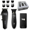 TPOB Slime 2 Professional Hair Clippers for Men - Barber Clippers and Trimmers Set with Foil Shaver, 6800 RPM Cordless H