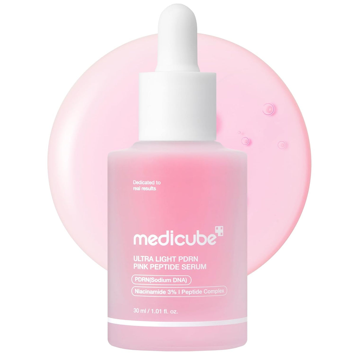 medicube PDRN Pink Peptide Serum with Salmon DNA, Firmer, Even-Looking Skin