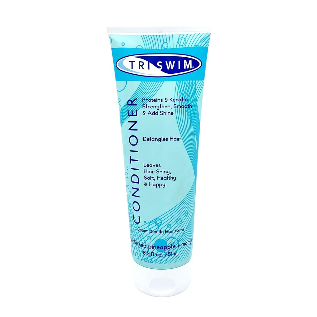 TRISWIM Detangler Leave-In Conditioner Spray 8oz | Pre Swim Hair Protection & After Swim Hair Detangler | Helps Prevent 
