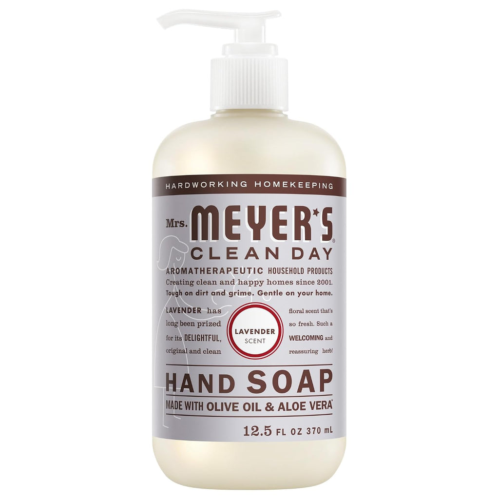 MRS. MEYER'S CLEAN DAY Liquid Hand Soap, Rain Water, 12.5 fl oz, 3 Pack
