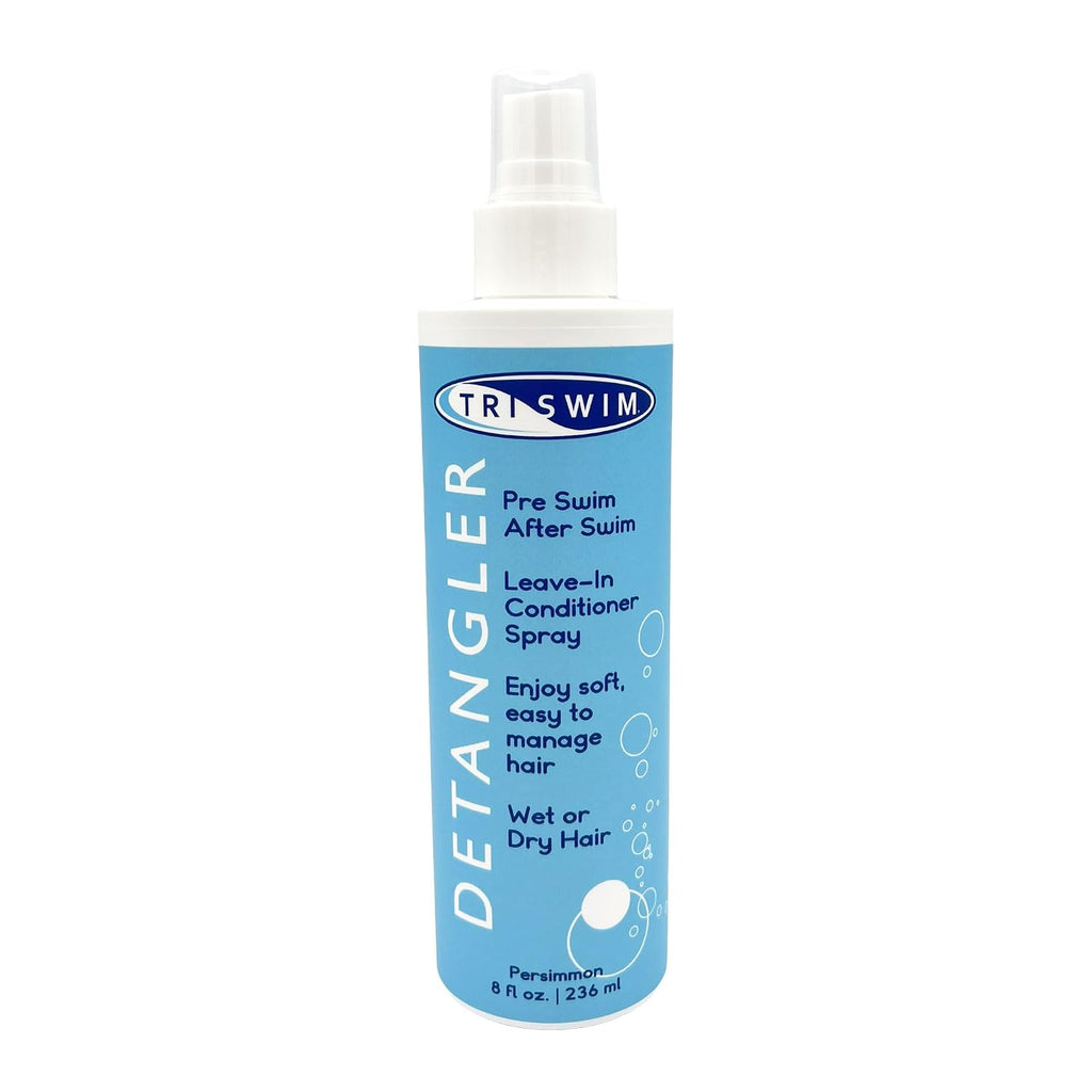 TRISWIM Detangler Leave-In Conditioner Spray 8oz | Pre Swim Hair Protection & After Swim Hair Detangler | Helps Prevent 