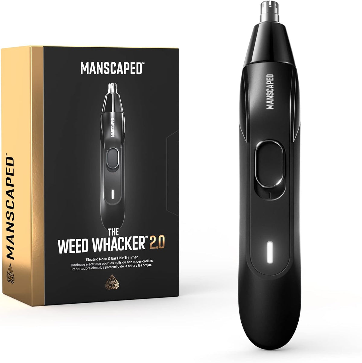 MANSCAPED® Weed Whacker® 3.0 PRO Electric Nose, Ear & Eyebrow Hair Trimmer