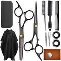 13 Piece Hair Cutting Scissors Set with Thinning Shears for Home and Salon