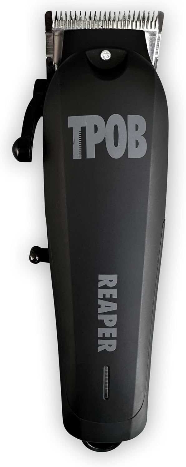 TPOB Slime 2 Professional Hair Clippers for Men - Barber Clippers and Trimmers Set with Foil Shaver, 6800 RPM Cordless H