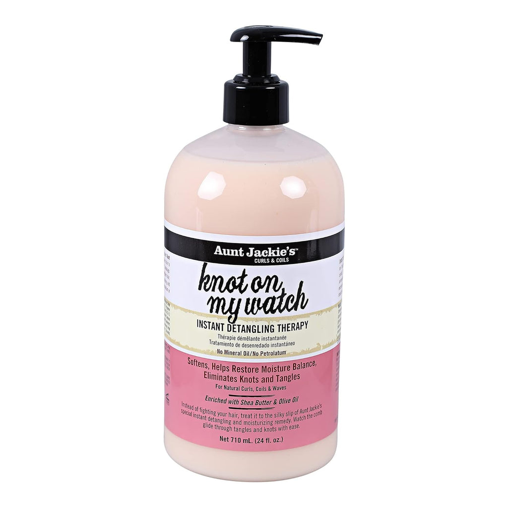 Aunt Jackie's Curls and Coils Knot On My Watch Instant Hair Detangling Therapy for Natural Curls, Coils and Waves, Enric