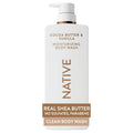 Native Moisturizing Body Wash for Women & Men Cocoa Butter—Vanilla 22 fl oz