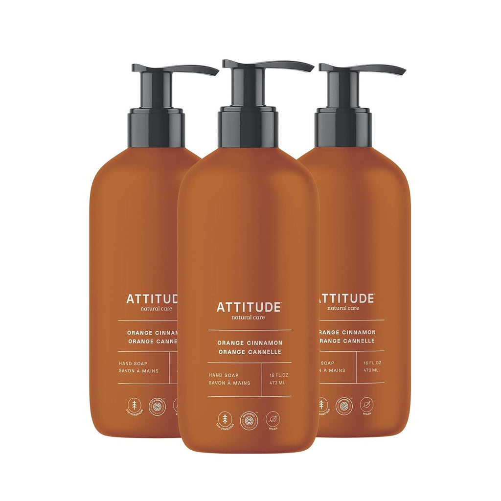 ATTITUDE Hand Soap, EWG Verified, Apple & Spices, 16 oz