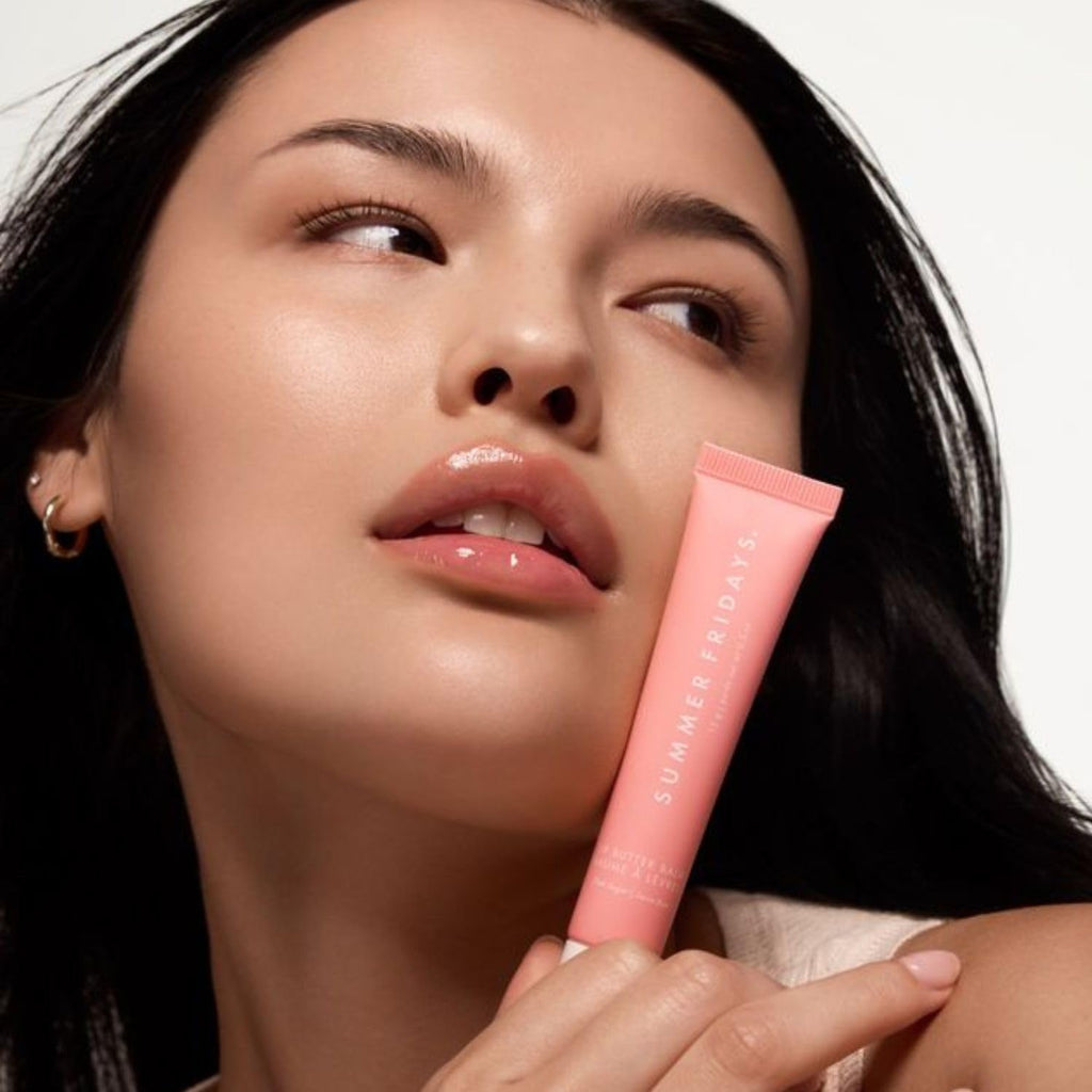 Summer Fridays Lip Butter Balm - Moisturizing Lip Gloss for Instant Shine + Sheer Color - With Nourishing Shea Butter - 