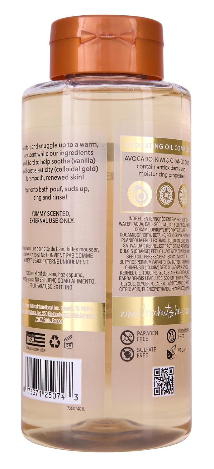 Tree Hut Vanilla Foaming Body Wash, 18 Fl Oz