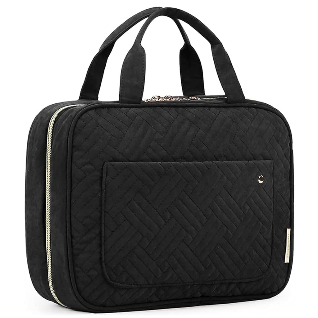 BAGSMART Toiletry Bag Travel Bag with Hanging Hook, Water-resistant Makeup Cosmetic Bag Travel Organizer for Accessories
