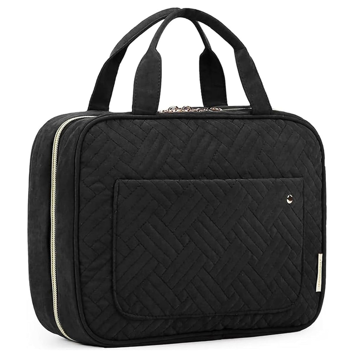 BAGSMART Toiletry Bag Travel Bag with Hanging Hook, Water-resistant Makeup Cosmetic Bag Travel Organizer for Accessories