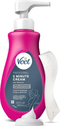 Veet Professional 2 Min Hair Removal Cream, Full Body & Bikini, 13.5 FL OZ