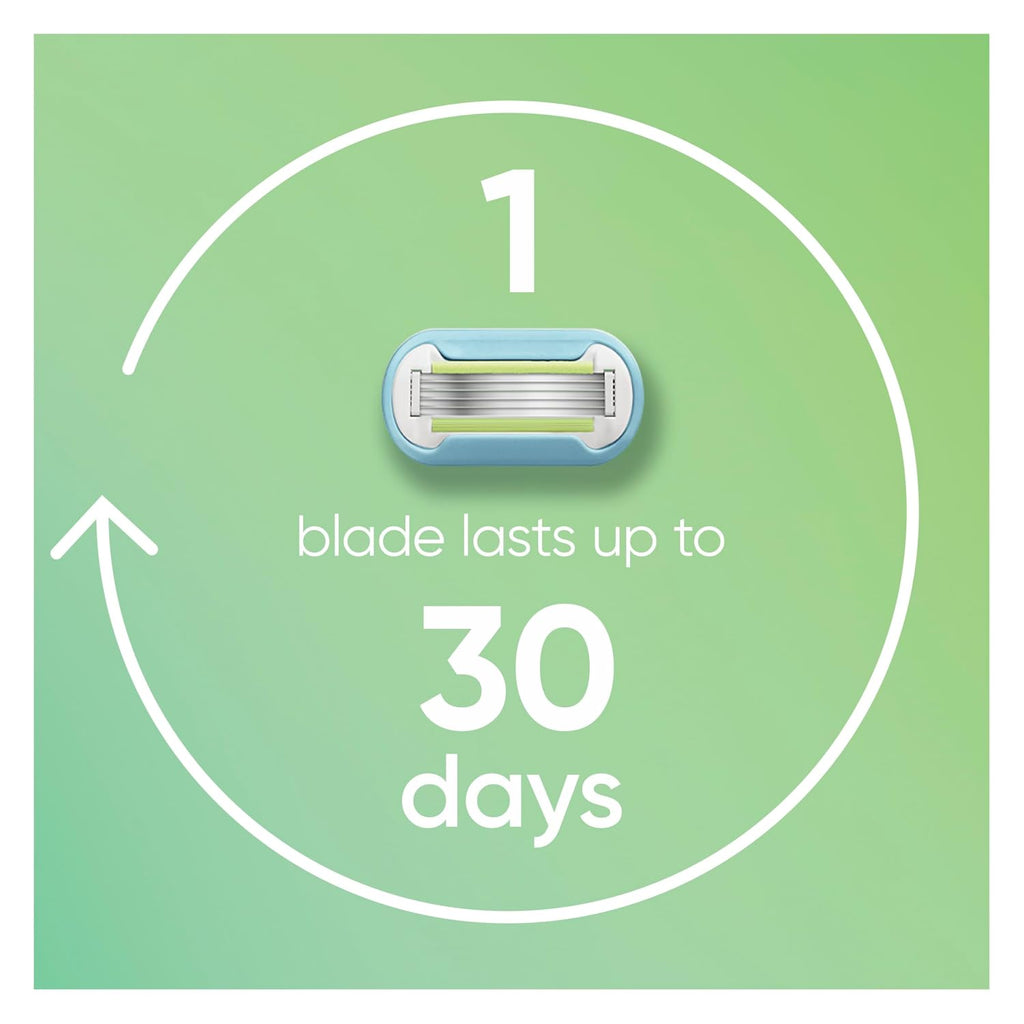 Gillette Venus Smooth Womens Razor Blade Refills, 8 Count, Lubracated to Protect the Skin from Irritation