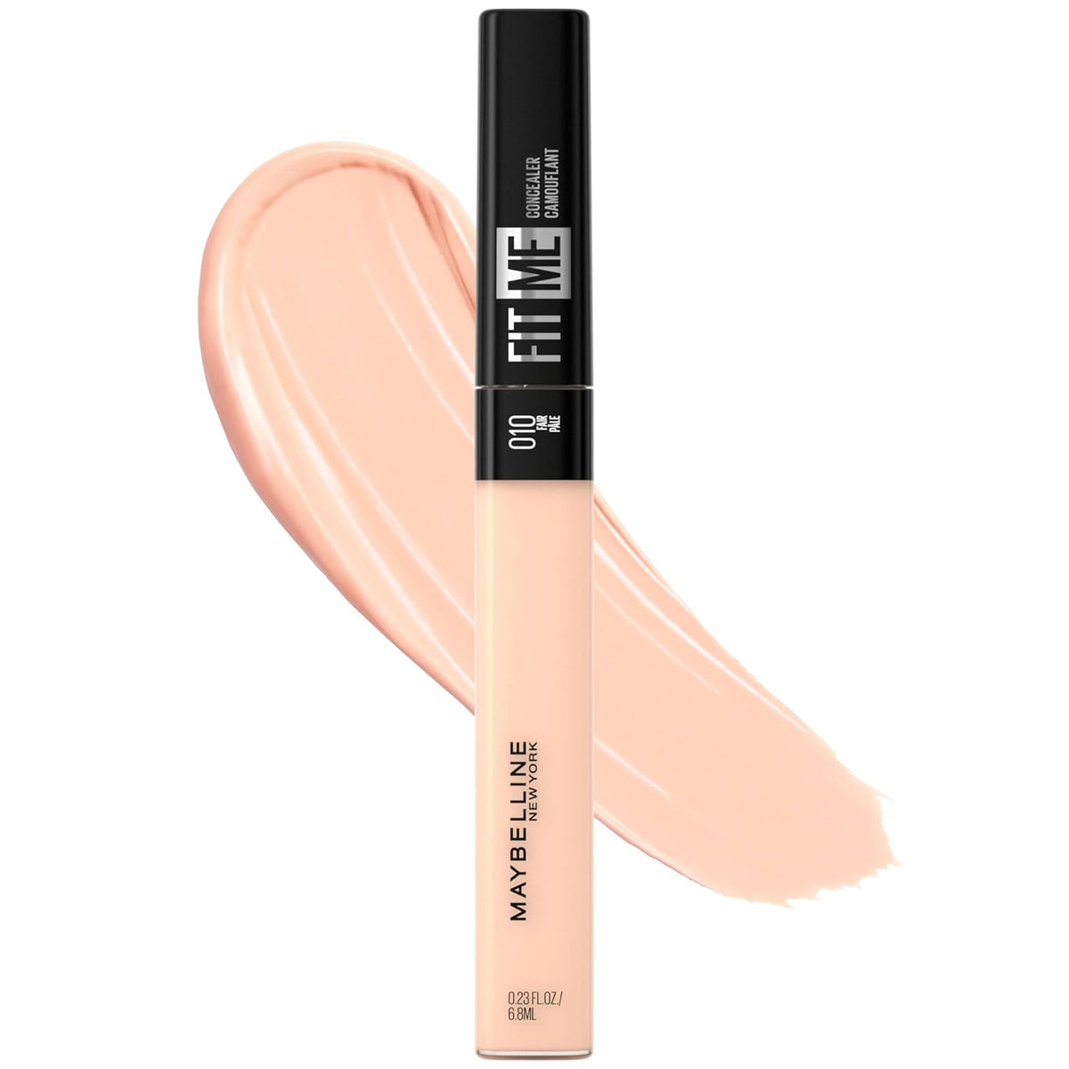 Maybelline New York Fit Me Liquid Concealer Makeup, Natural Coverage, Lightweight, Conceals, Covers Oil-Free, Fair, 1 Co
