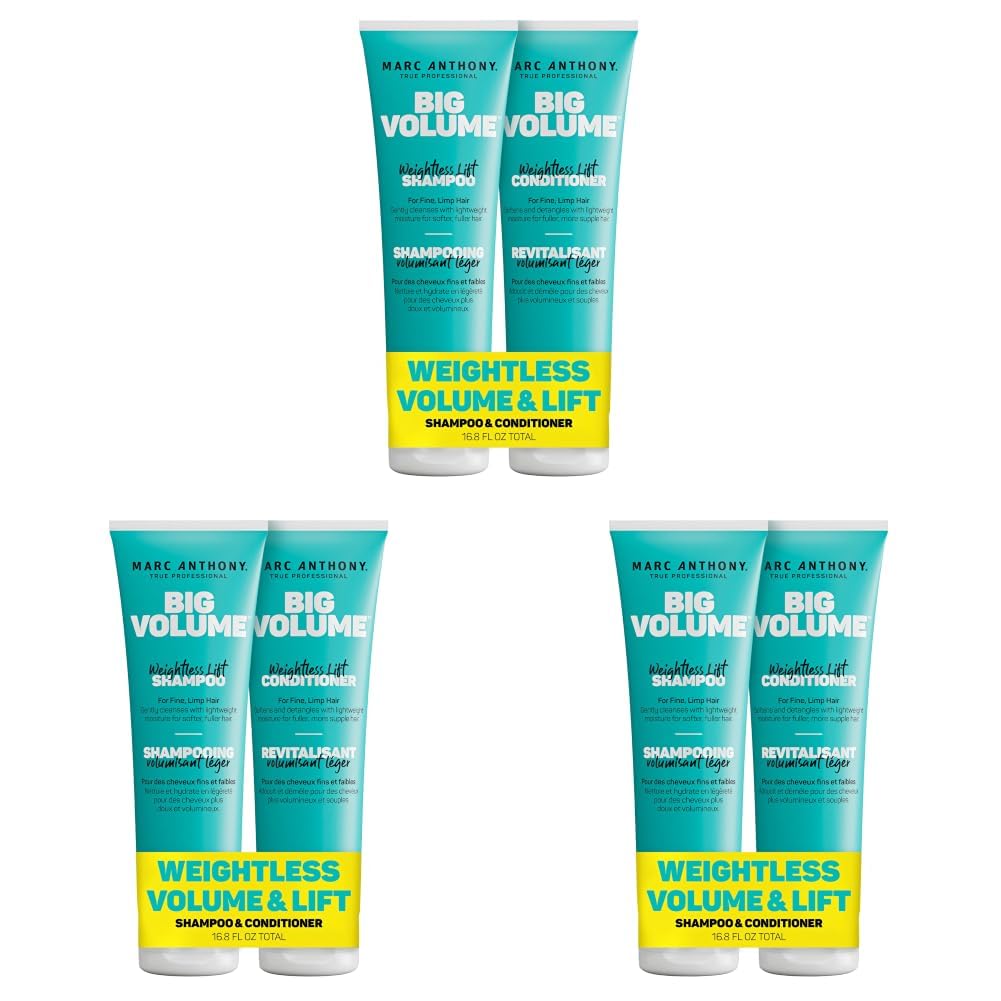 Marc Anthony Grow Long, Anti Breakage Hair Shampoo & Conditioner Set