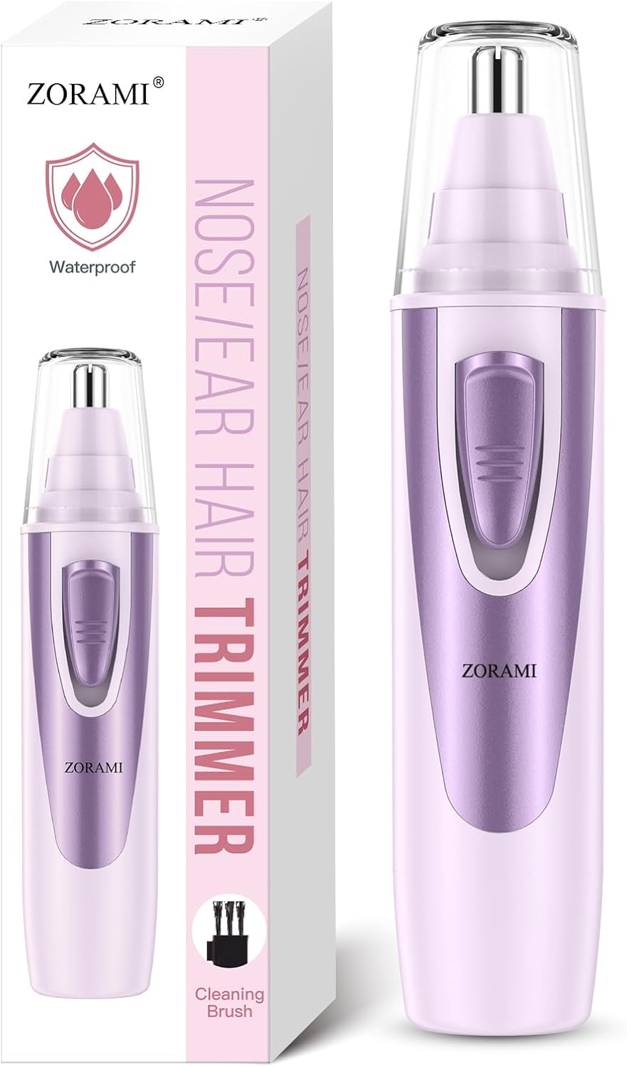 Ear and Nose Hair Trimmer Clipper - 2026 Professional Painless Eyebrow & Facial Hair Trimmer for Men Women,Battery-Opera