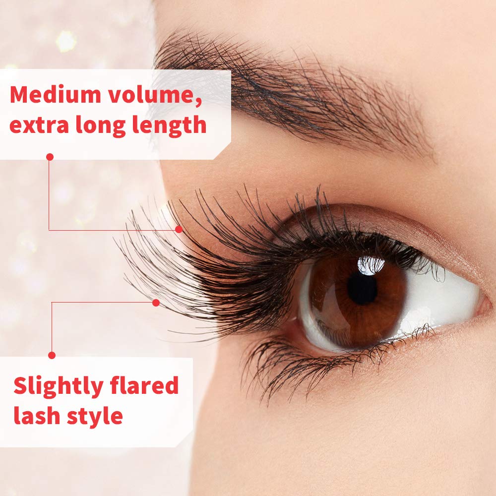 Ardell Wispies Lashes 113 Natural Look Wispy Strip False Eyelashes, 6 Pairs