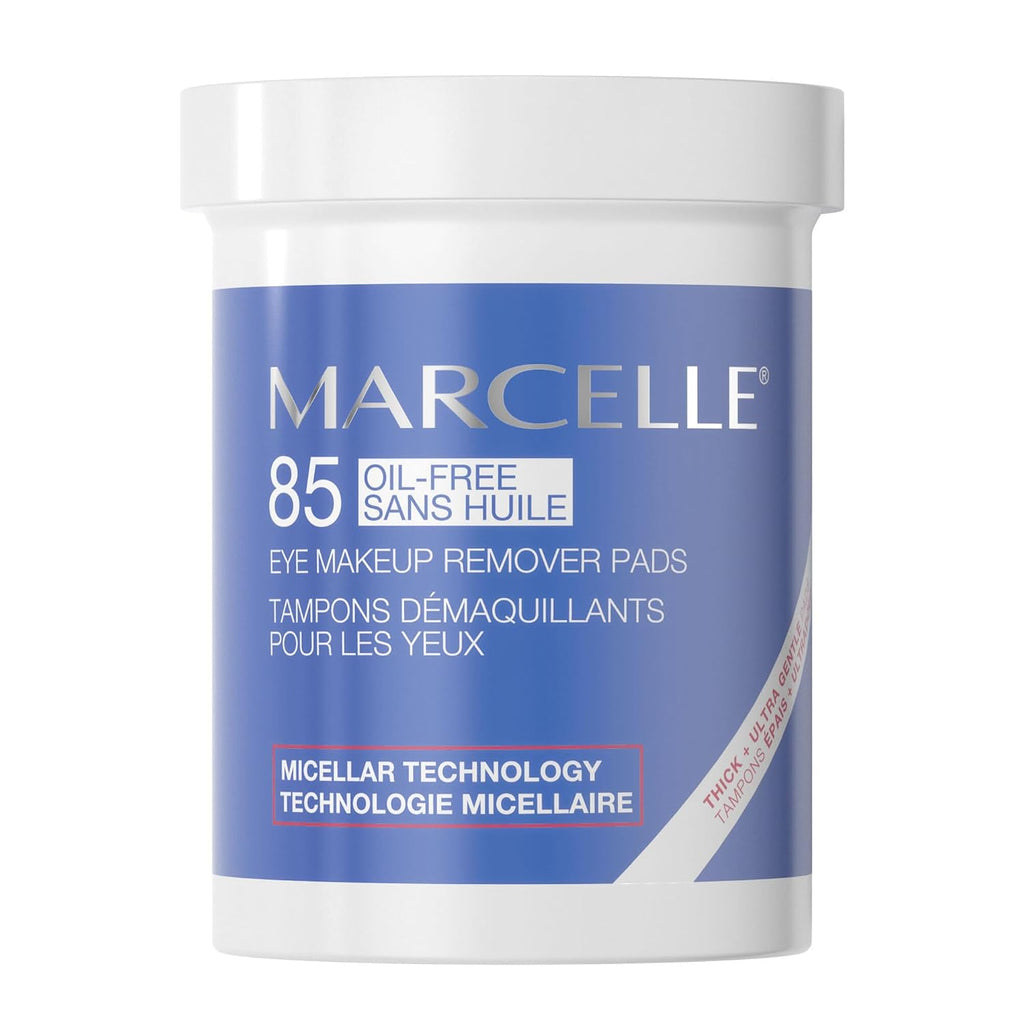 Marcelle Gentle Eye Makeup Remover Pads for Sensitive Eyes, 85 Pads