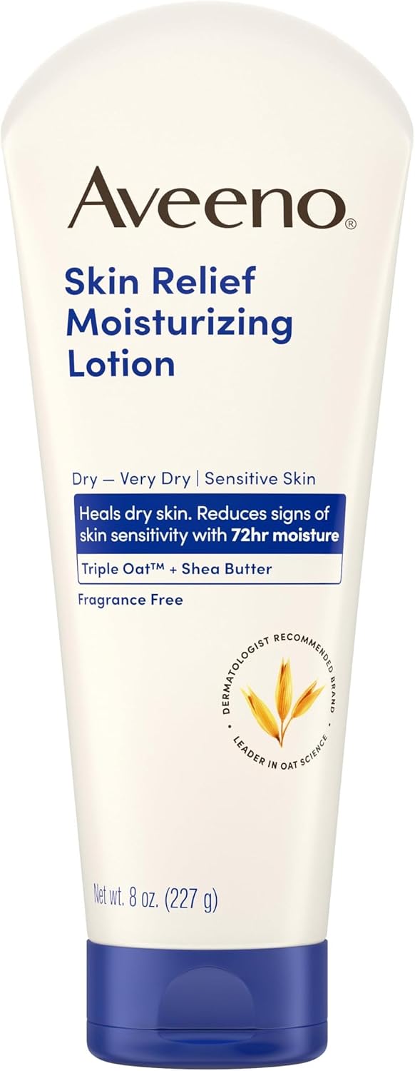 Aveeno Skin Relief Moisturizing Lotion, Fragrance-Free, 18 fl. oz