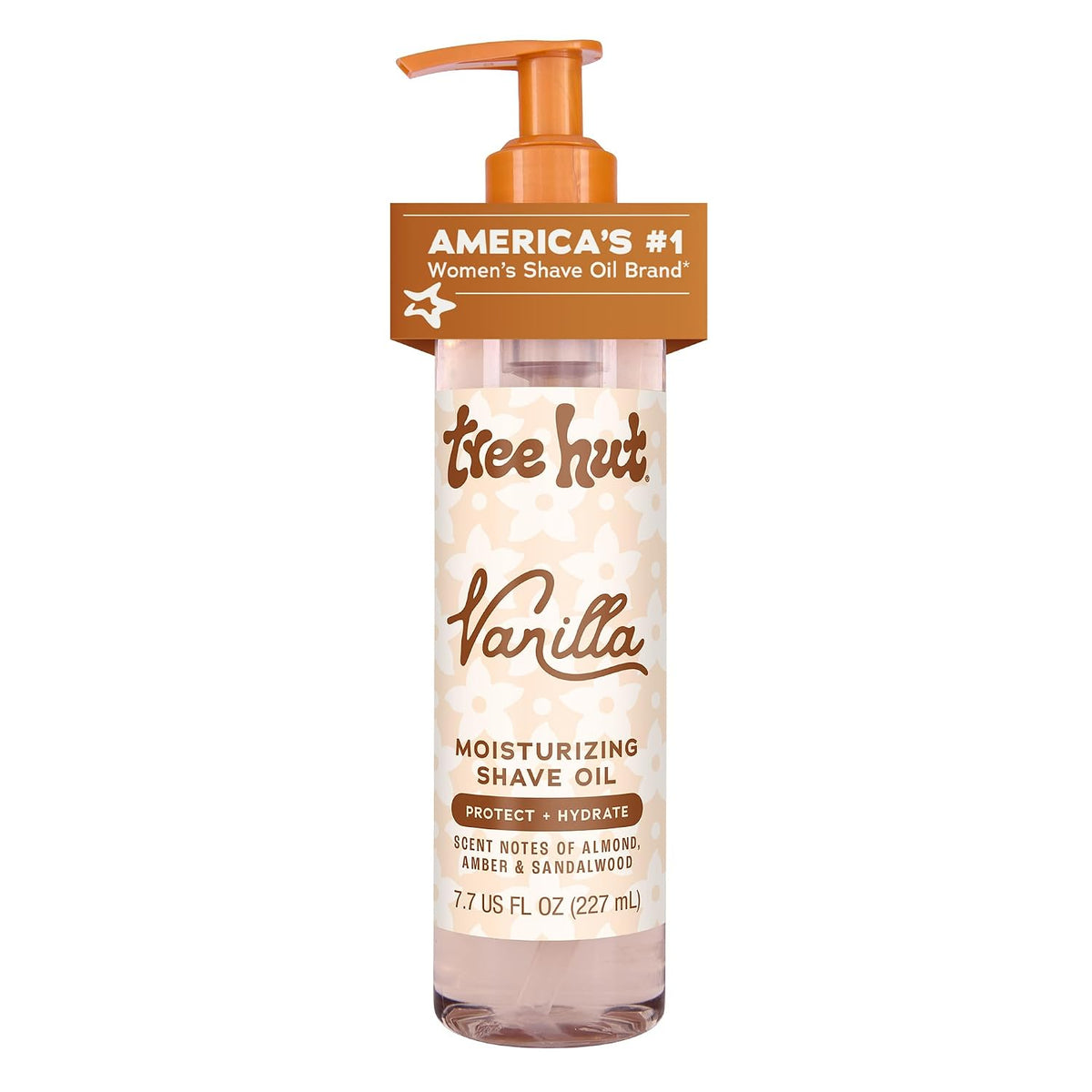 Tree Hut Vanilla Moisturizing Shave Oil, 7.7 Fl Oz