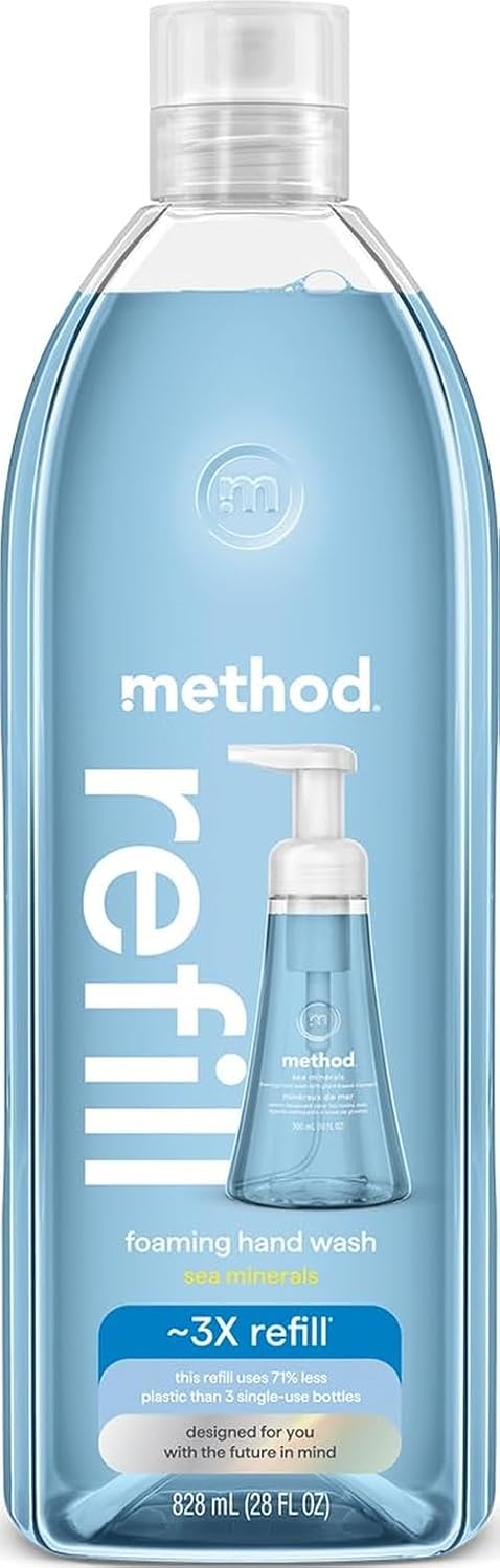 method Foaming Hand Wash Refill, Sea Minerals, 28 fl oz