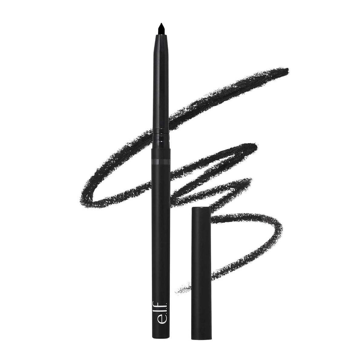 e.l.f. No Budge Retractable Eyeliner, Creamy, Ultra-Pigmented & Waterproof, Creates Bold & Defined Lines, Vegan & Cruelt