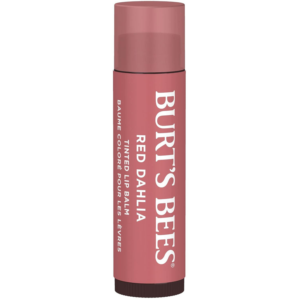 Burt's Bees Lip Tint Balm, Fiery Red Dahlia, 0.15 oz., 2 Tubes