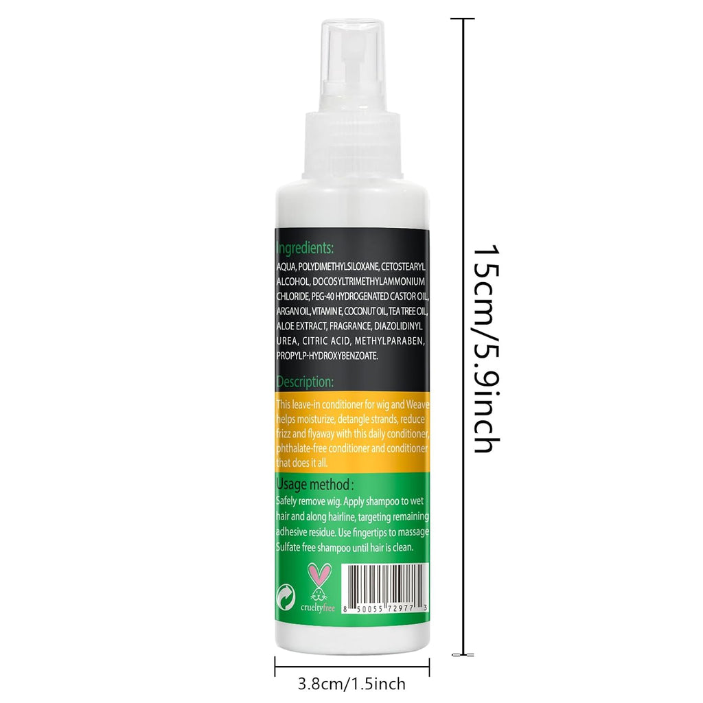 Goiple Wig Milk Spray Wig Spray for Synthetic Hair, Leave-In Conditioner for Hair Wigs, Conditioner ＆ Detangler 2 in 1 M