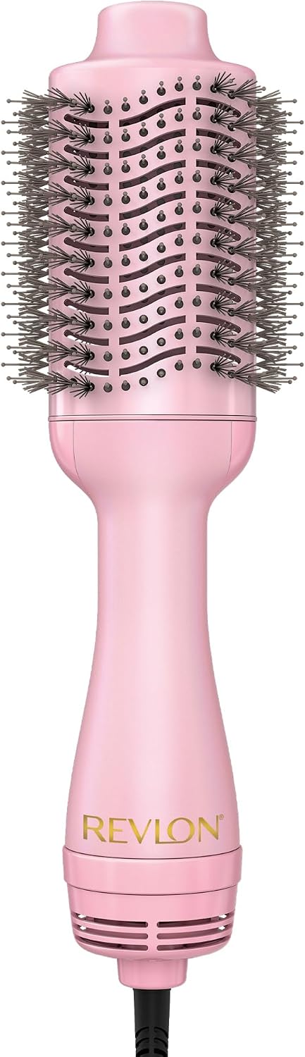 REVLON One-Step Volumizer Hair Dryer and Styler, 2.8 in Barrel, Black
