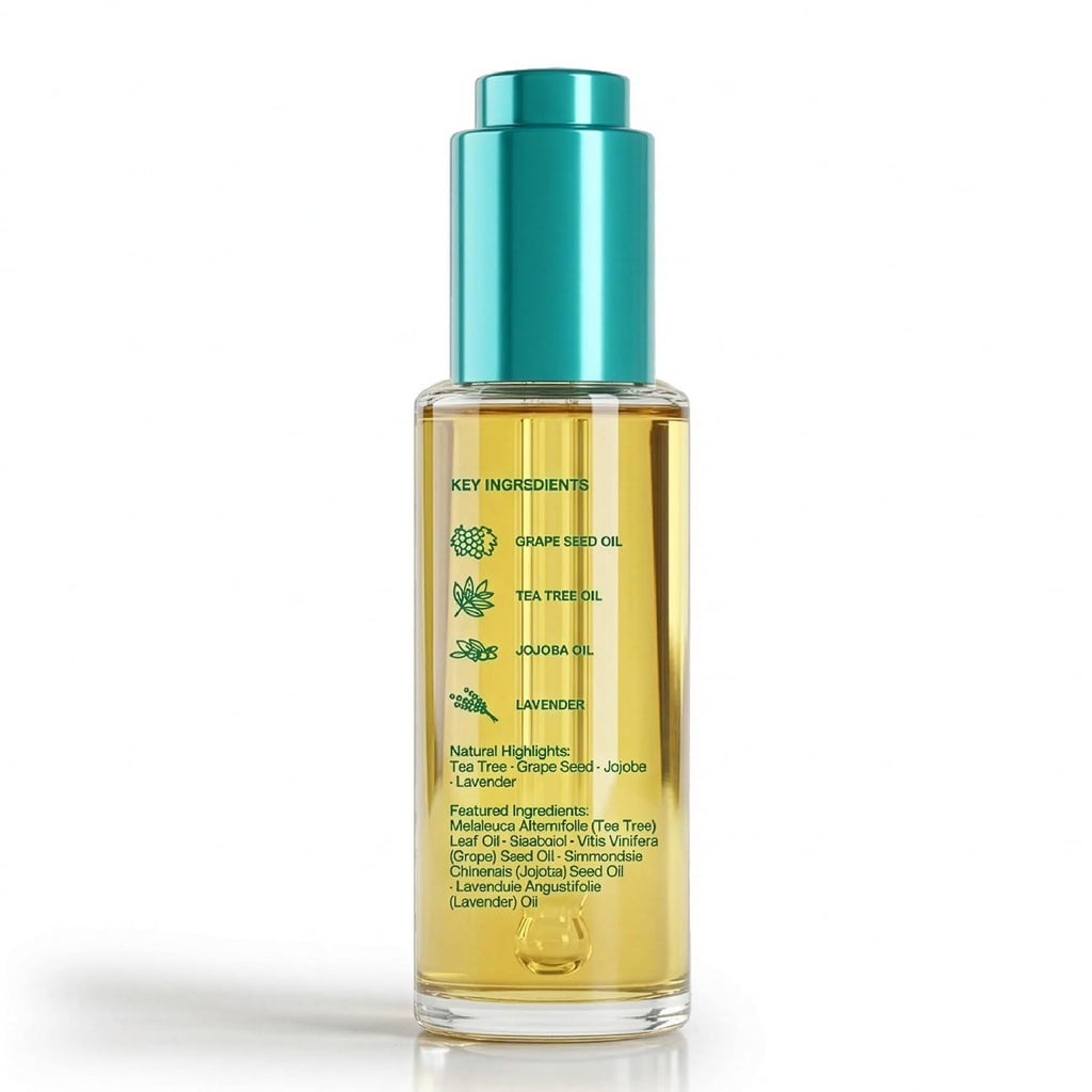 BASE LABORATORIES Ingrown Hair Treatment Oil, After Shave Serum Razor Bumps