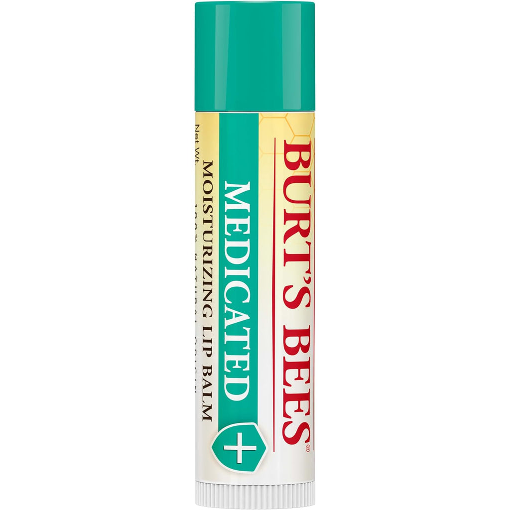 Burt's Bees Medicated Lip Balm, 0.15 oz., 2 Tubes
